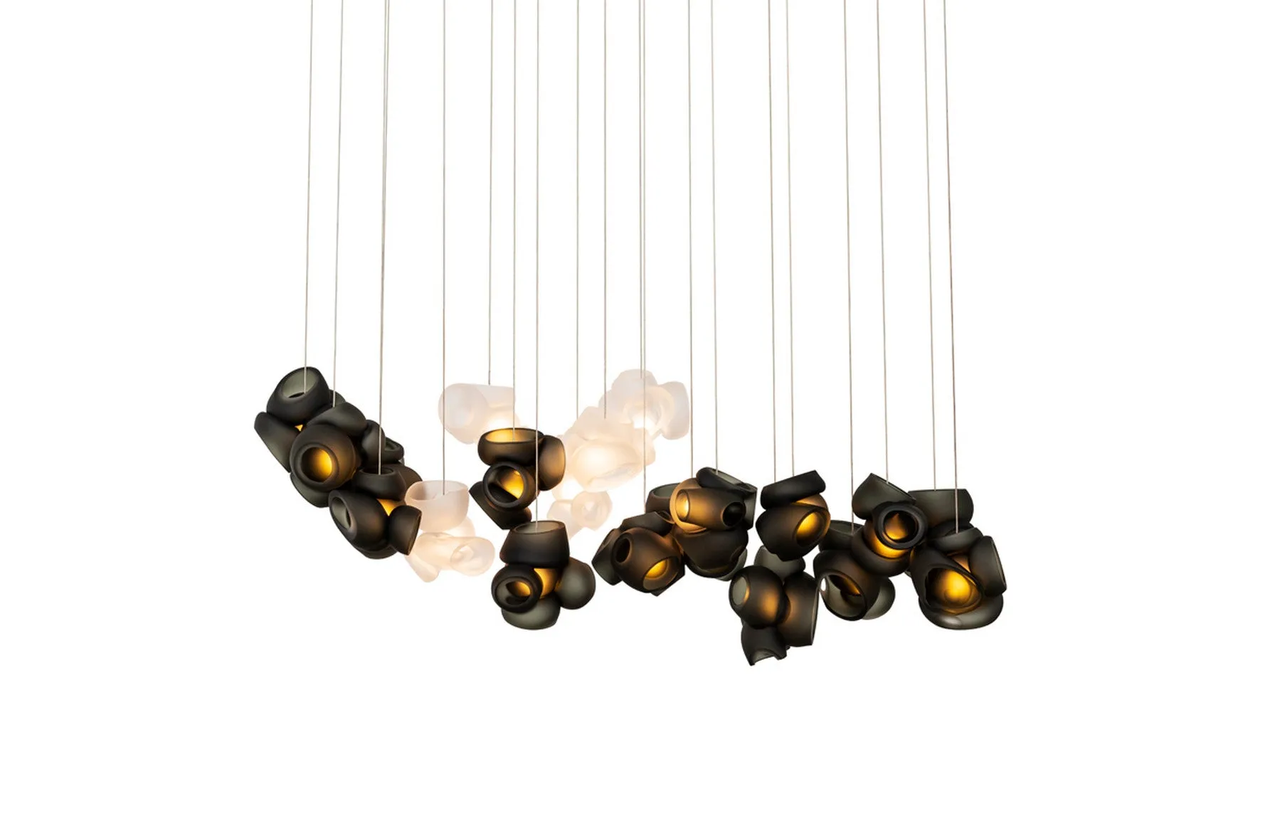 100.20 Suspension Lamp - Grey with Clear