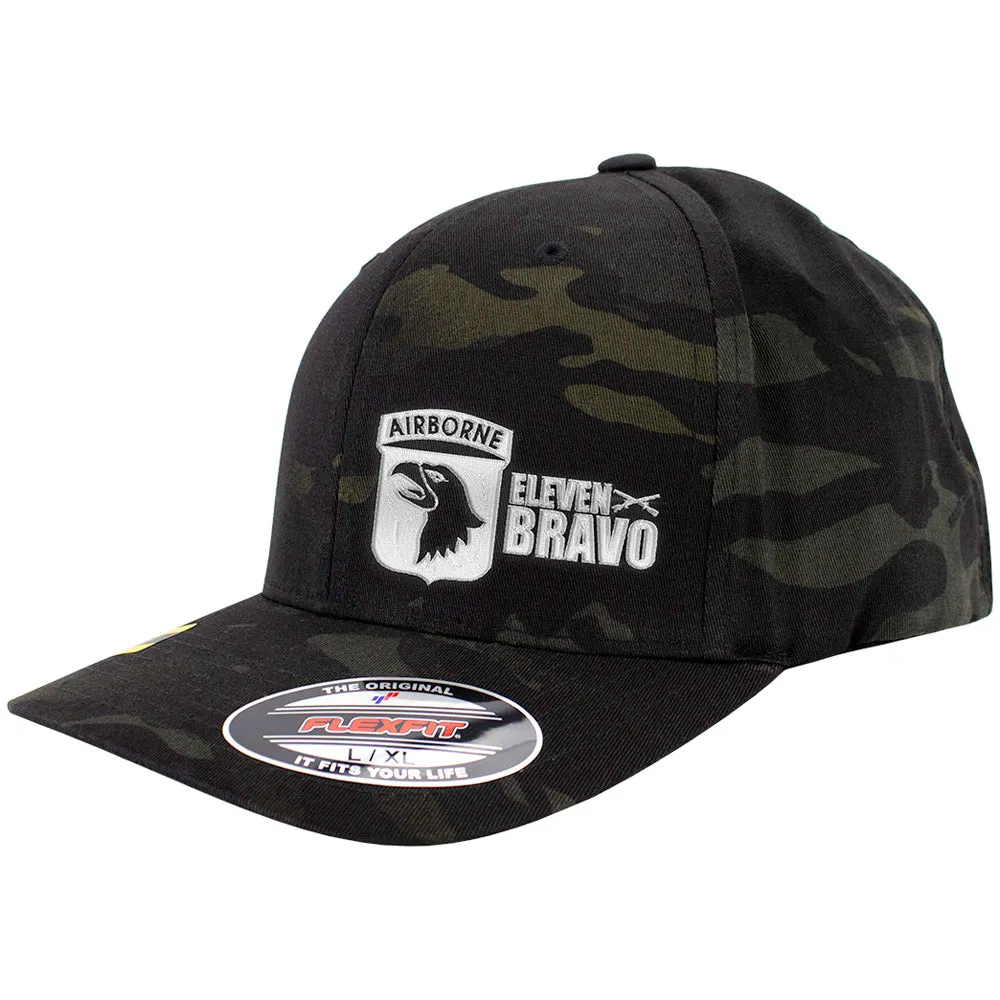 101st Airborne 11 Bravo Series FlexFit Caps Multicam