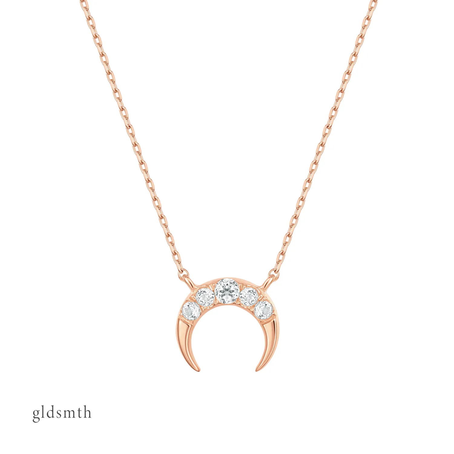 14k Rose Gold Selene Necklace