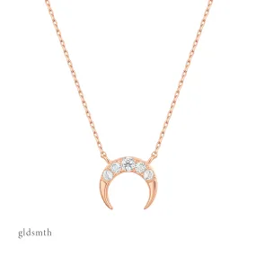 14k Rose Gold Selene Necklace