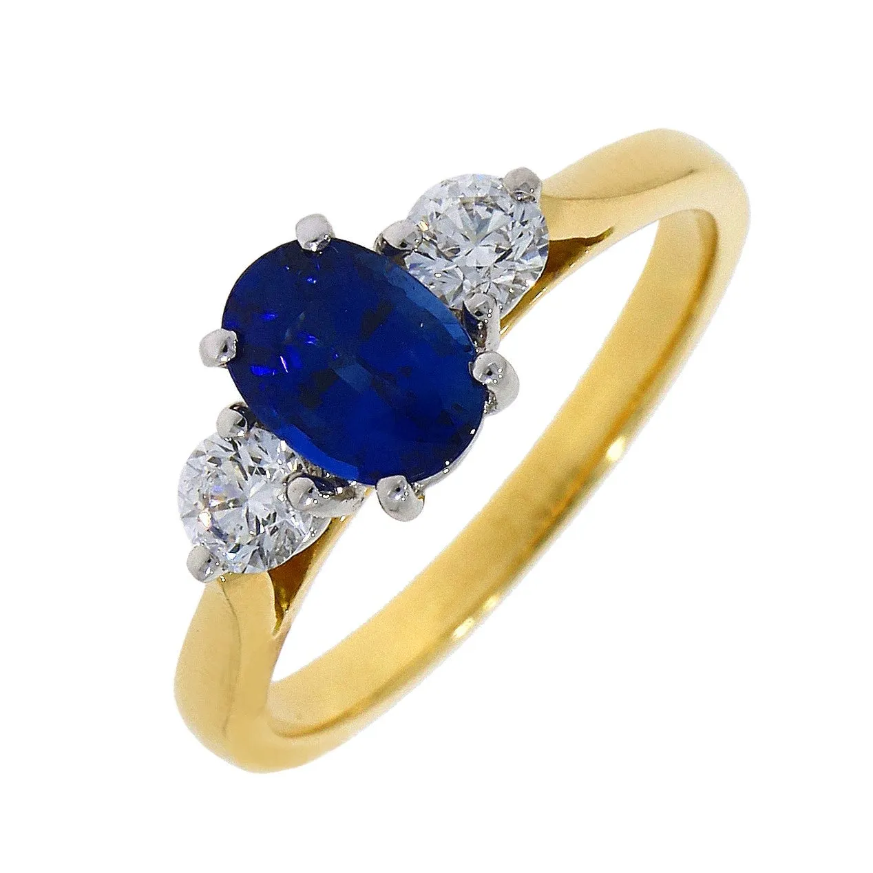 18ct Sapphire & Diamond Ring