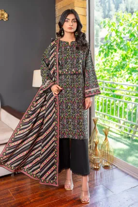 2PC Unstitched Printed Lawn Shirt and Dupatta KSD-2829