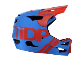 7 iDP Project.23 ABS Full Face Helmet - Matt Electric Blue - Gloss Thruster Red