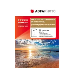 AgfaPhoto High Glossy Inkjet Paper- 20pk