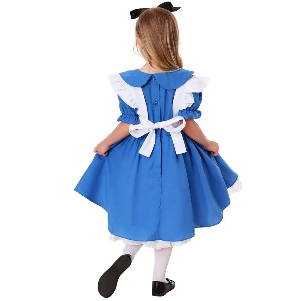 Alice Wonderland Lolita Costume Halloween Party Kid Costume