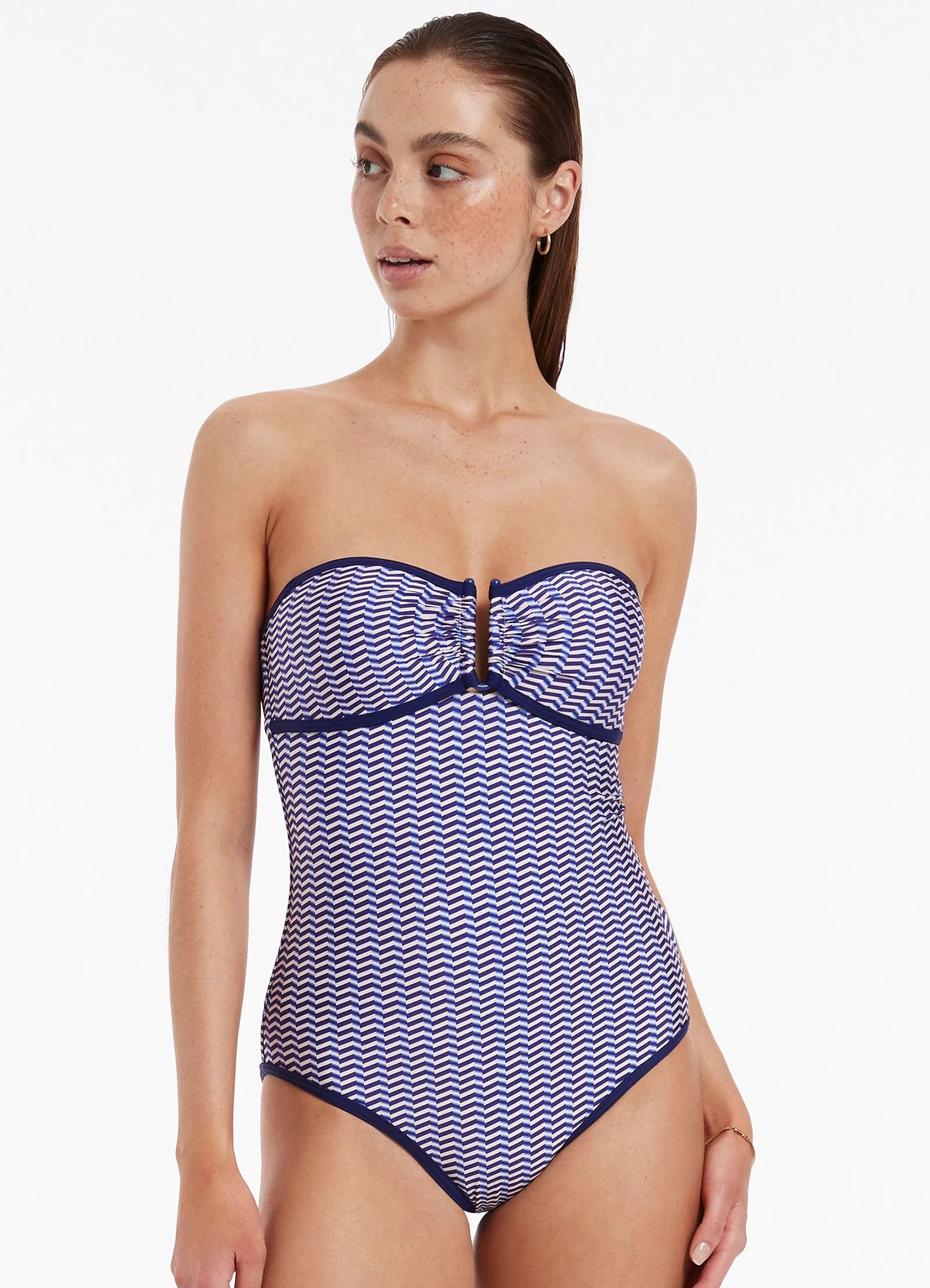 Amoudi Bandeau One Piece - Sapphire