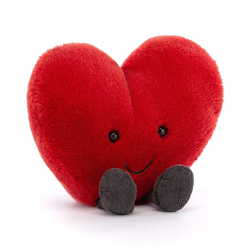 Amuseable Red Heart Jellycat, Small