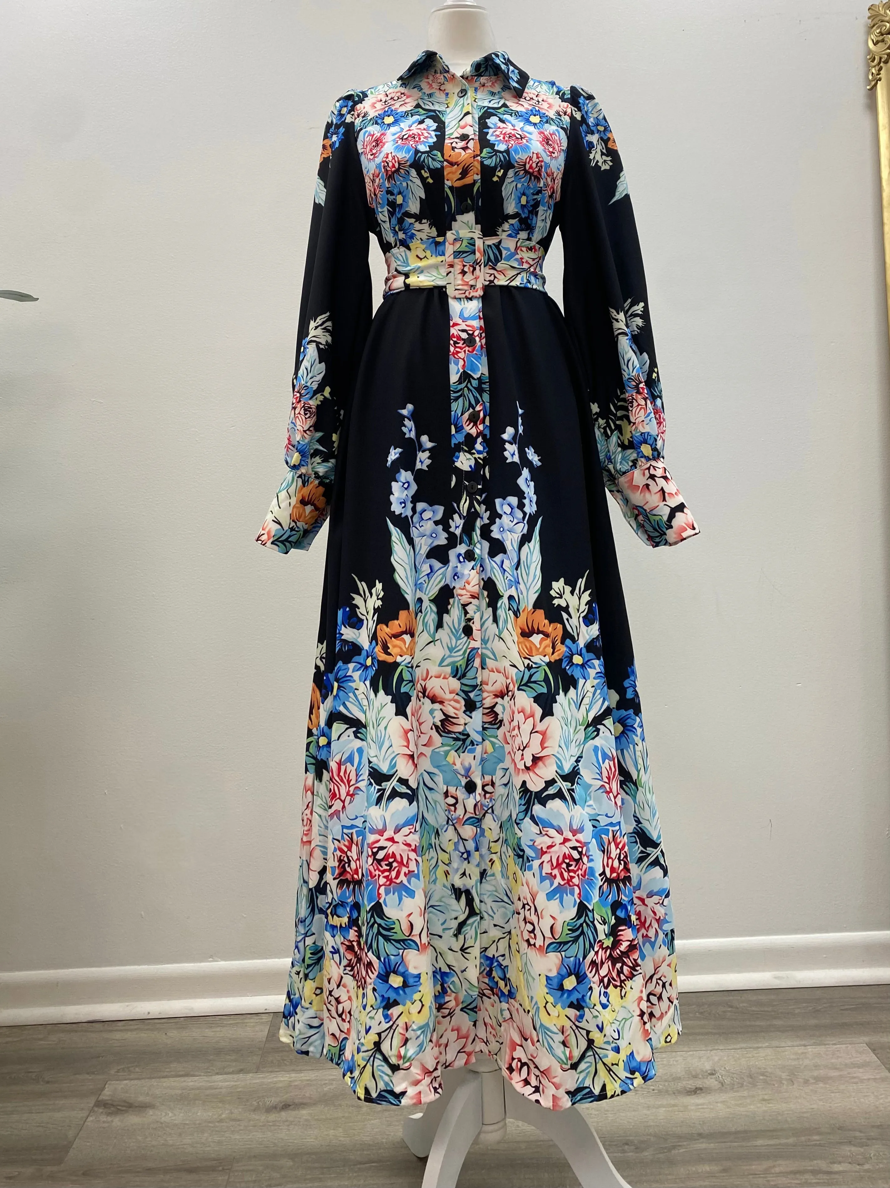 Andrea Floral maxi dress