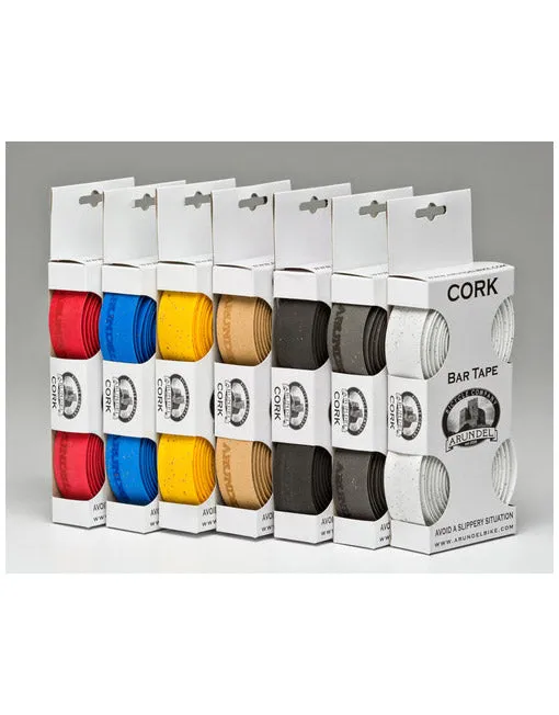 Arundel Cork Ribbon Bar Tape - Black