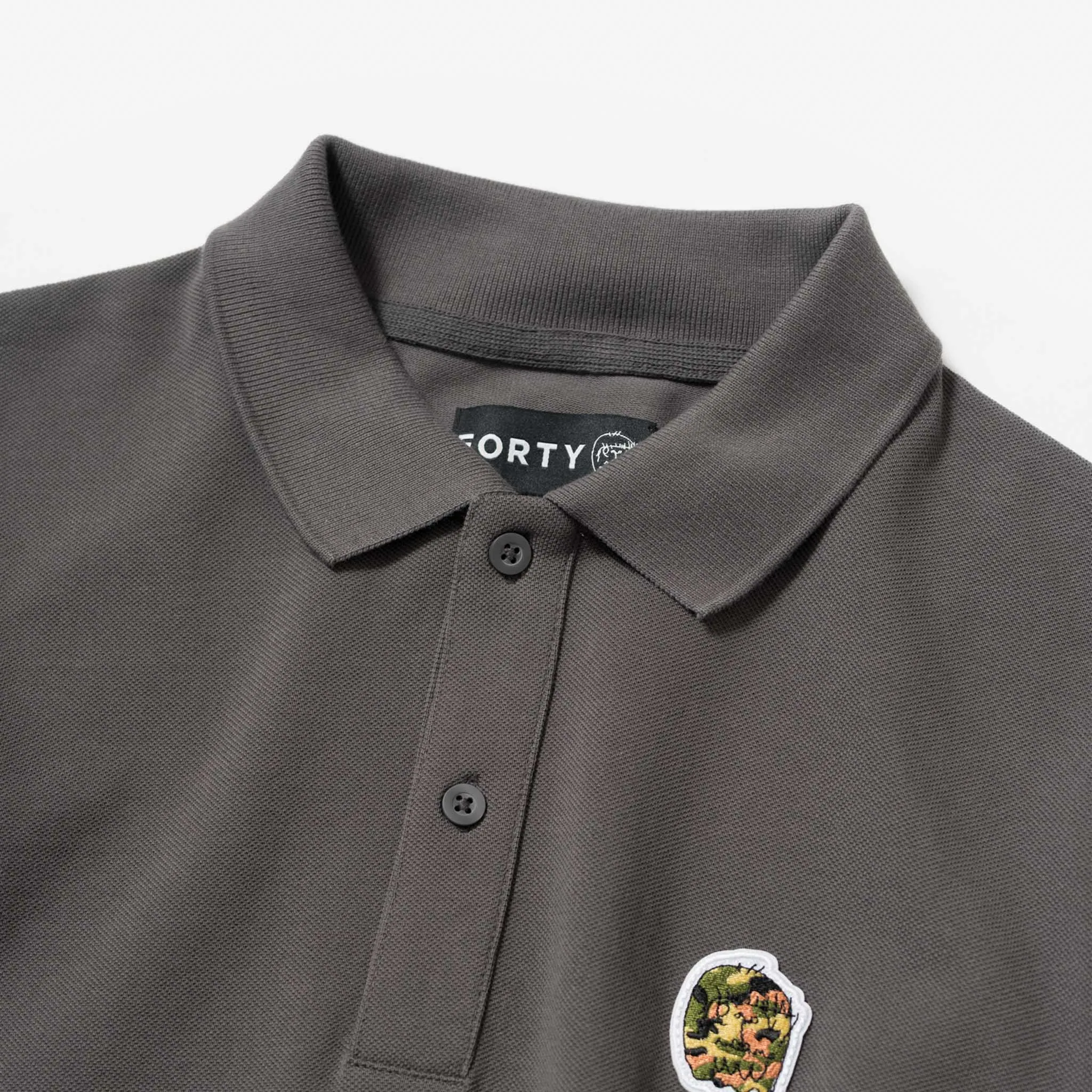 Austin L/S Polo (Anthracite)