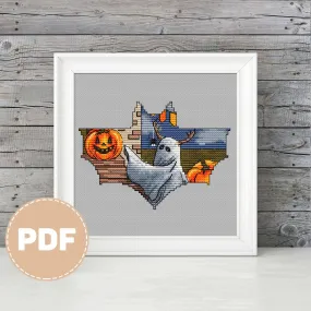 Autumn ghost - PDF Cross Stitch Pattern