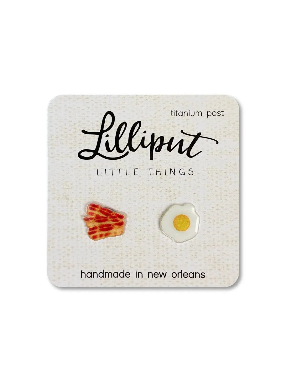 Bacon & Egg Posts by Lilliput Little Things