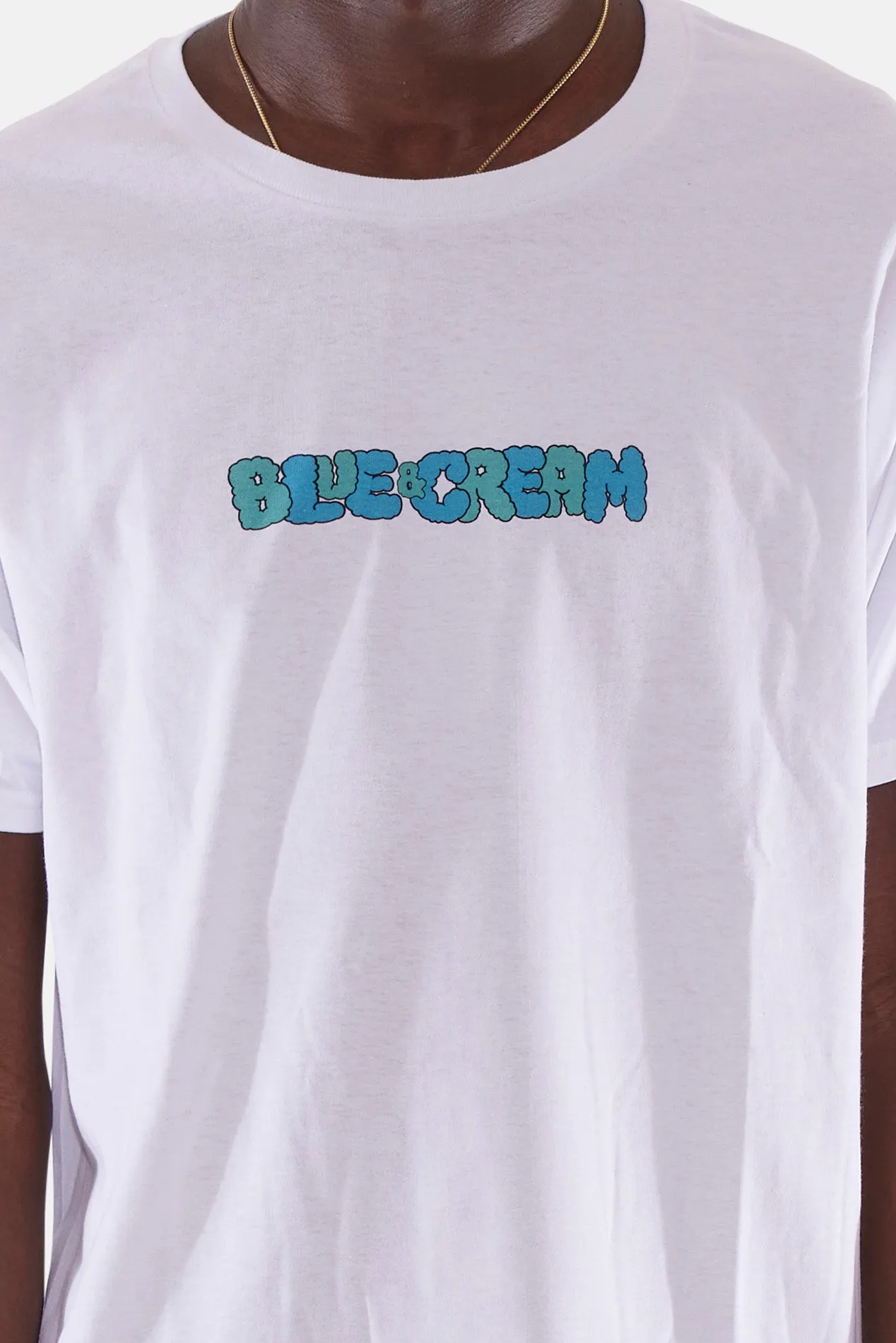 B&C Bubble Logo Tee White