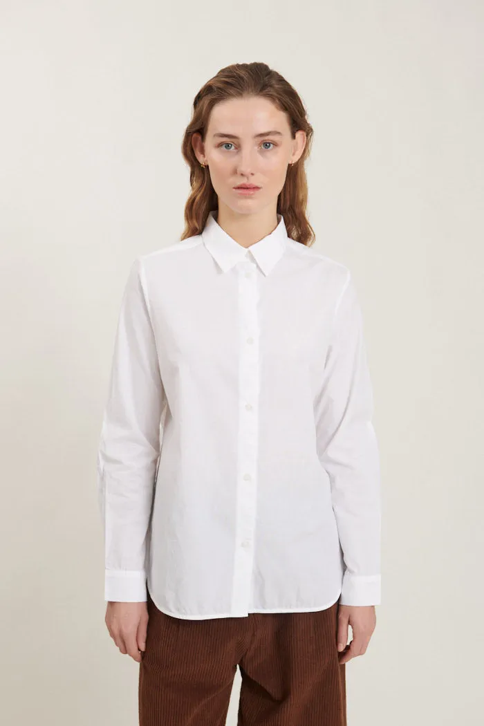 BASIC APPAREL Vilde classic shirt bright white women