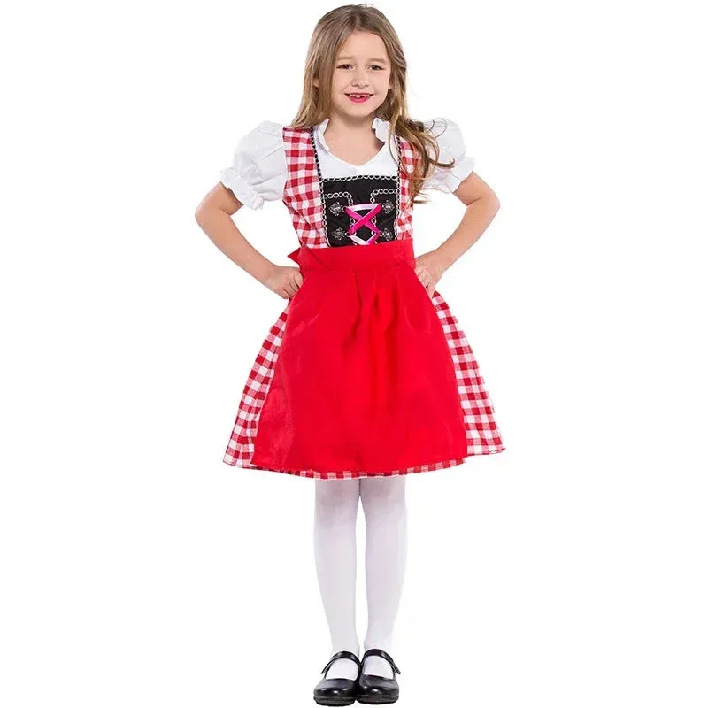 Bavarian Oktoberfest Dress Kid Costume