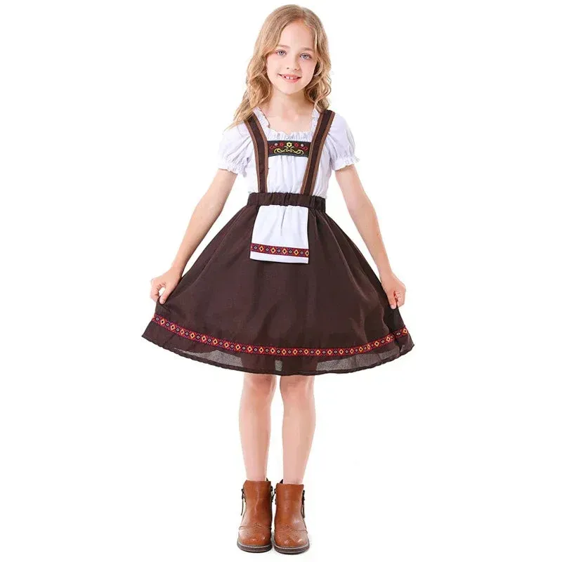 Bavarian Oktoberfest Dress Kid Costume