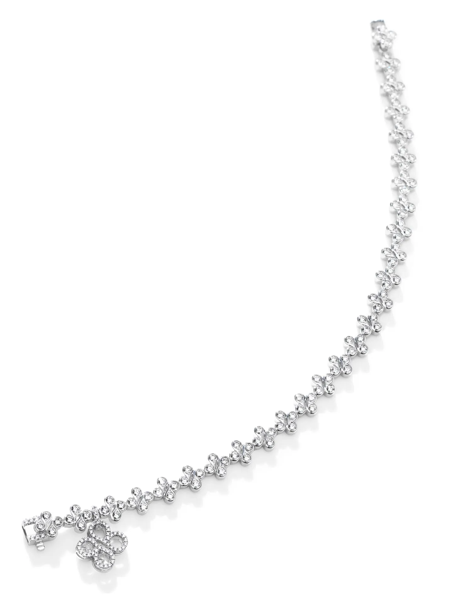 Be Boodles White Gold Diamond Bracelet