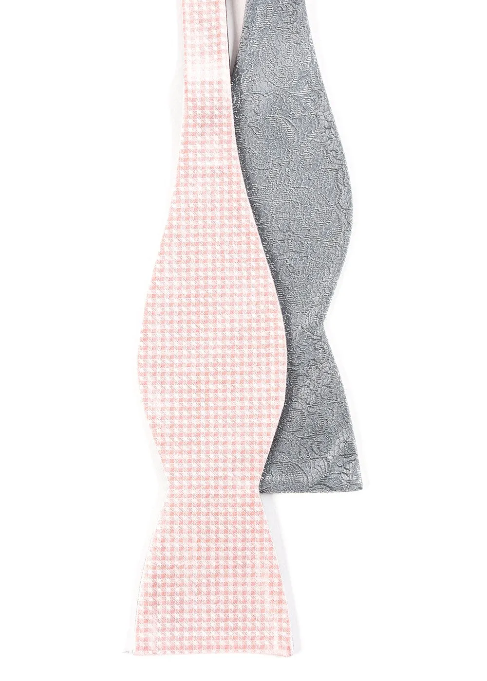 Be Married Paisley Blush Pink Bow Tie