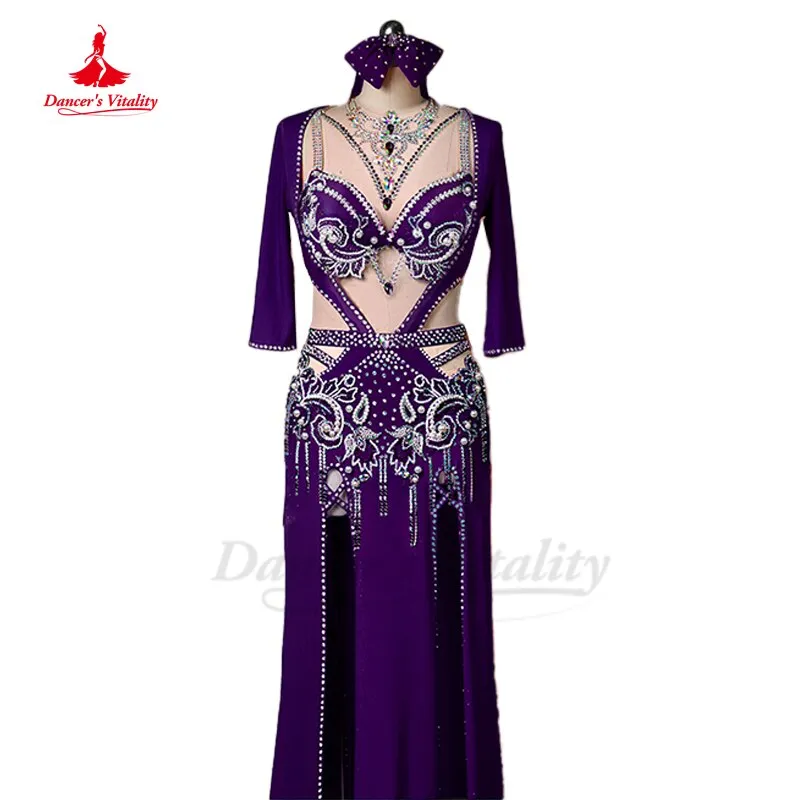 Belly Dance Clothes for Women Customsized Shaabi Baladi Saidi Performance Dress Senior Competition Robes Female Oriental Skirt