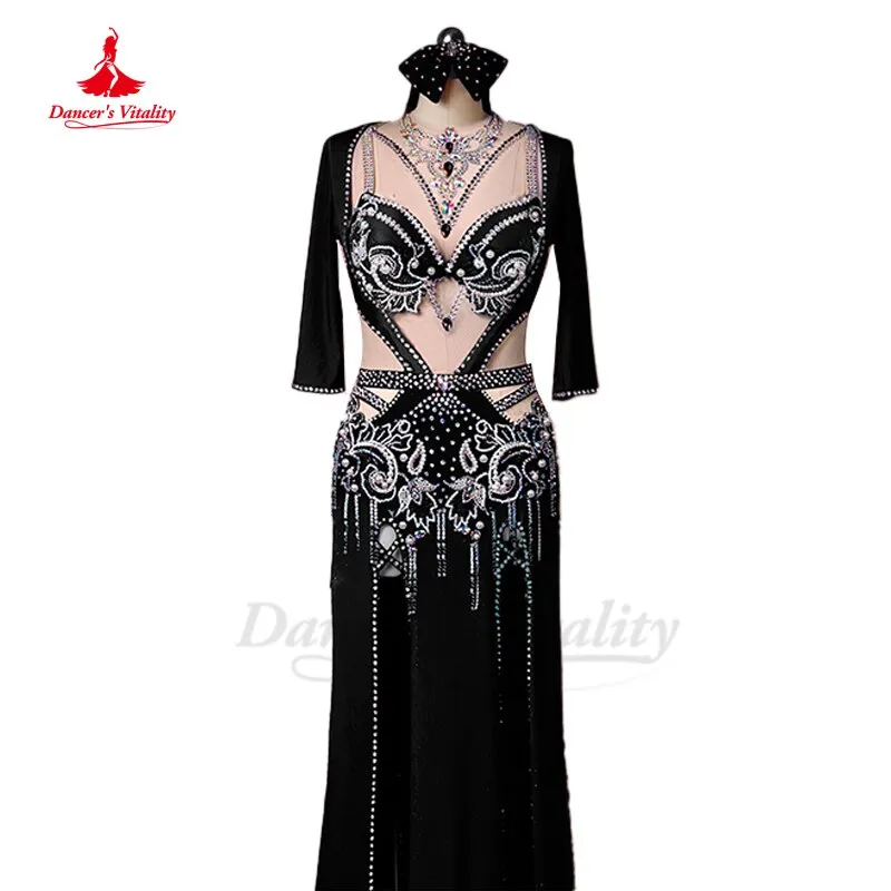 Belly Dance Clothes for Women Customsized Shaabi Baladi Saidi Performance Dress Senior Competition Robes Female Oriental Skirt