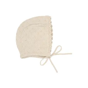 bonnet vintage knit - cream