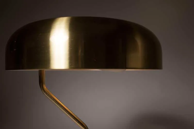 Brass Eclipse Floor Lamp