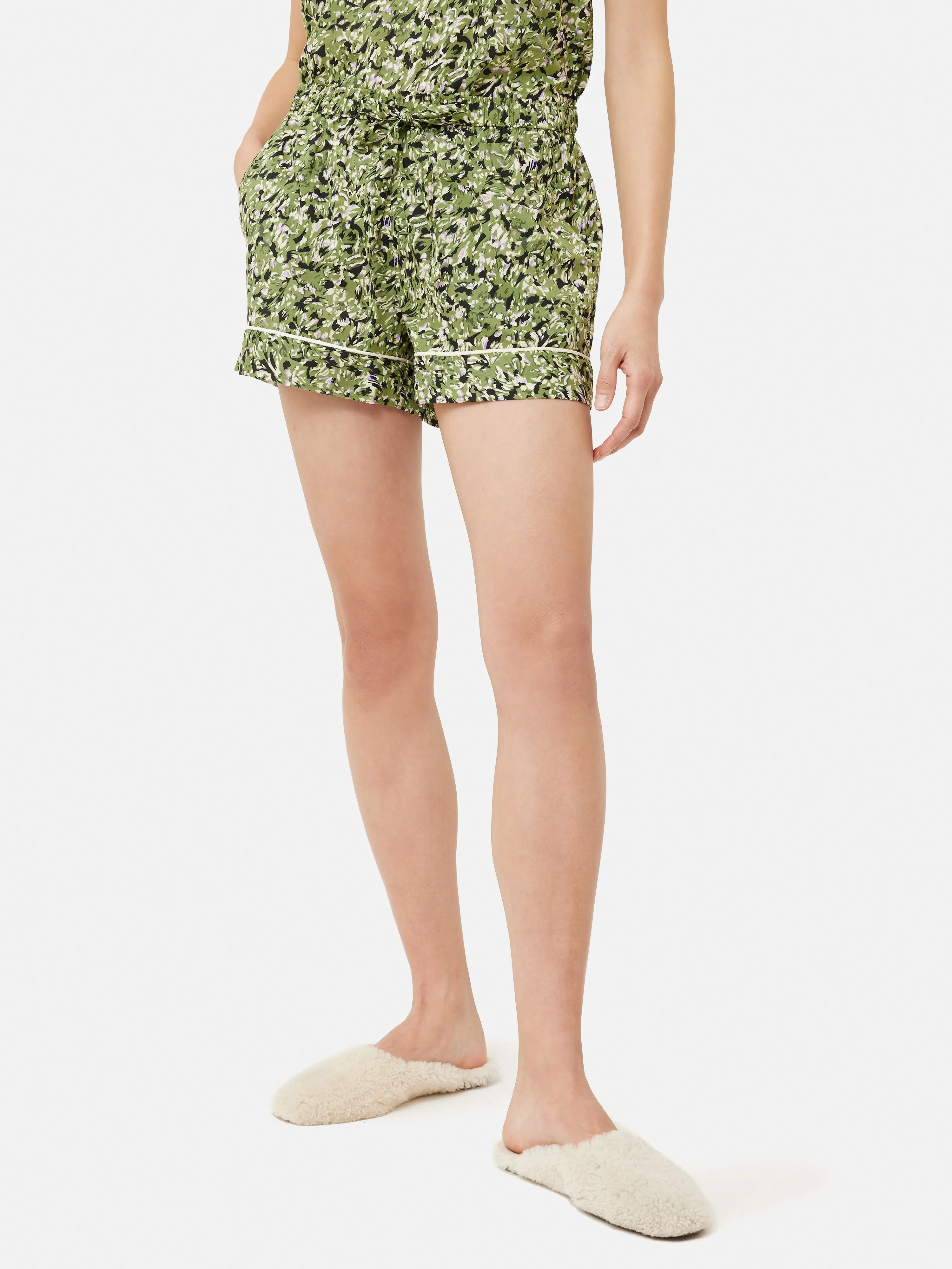 Brushwork Cami & Short | Green