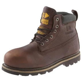 Buckbootz B750SMWP Goodyear Welted Safety Lace Boot