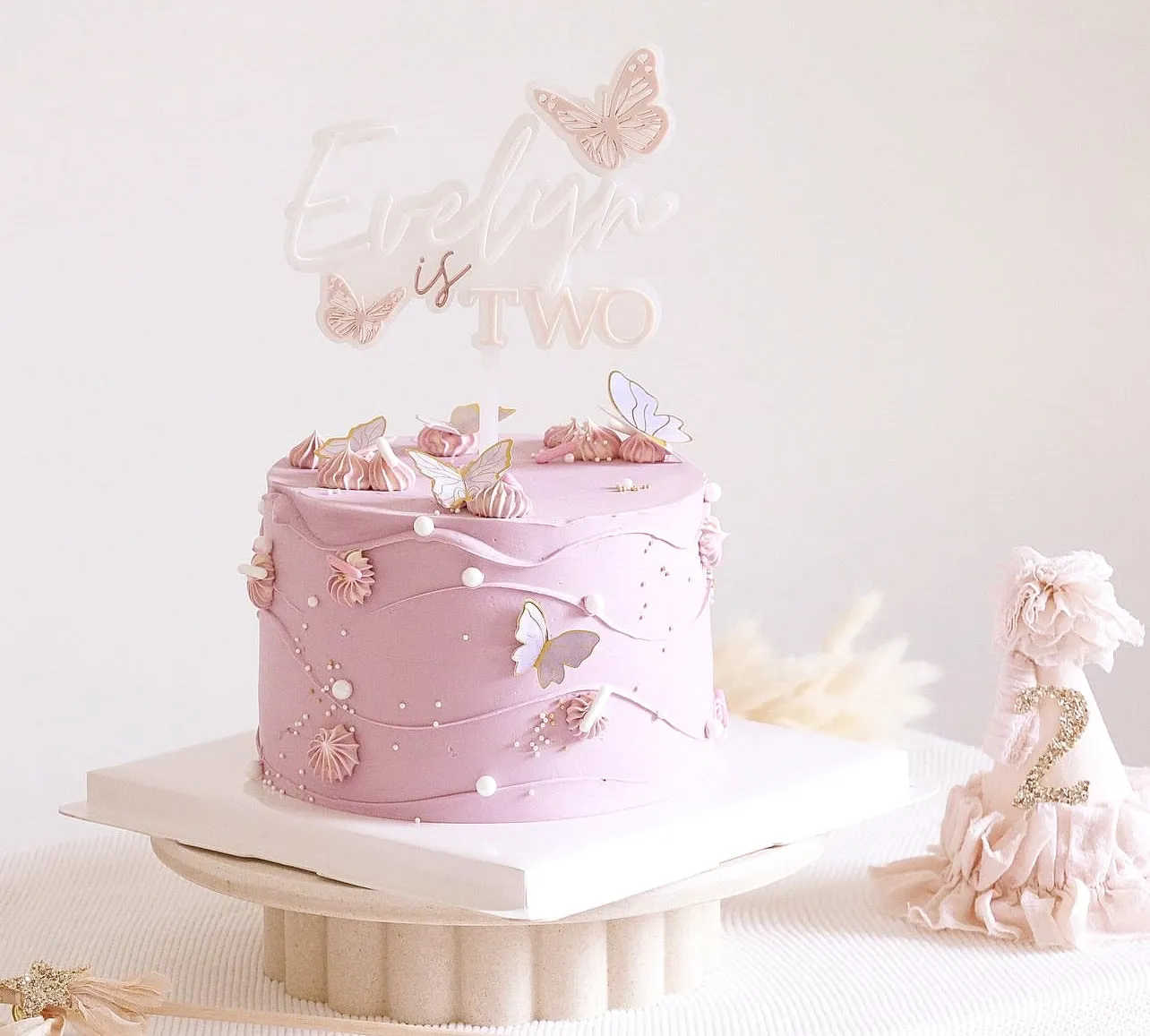 Cake Topper - Butterfly Theme