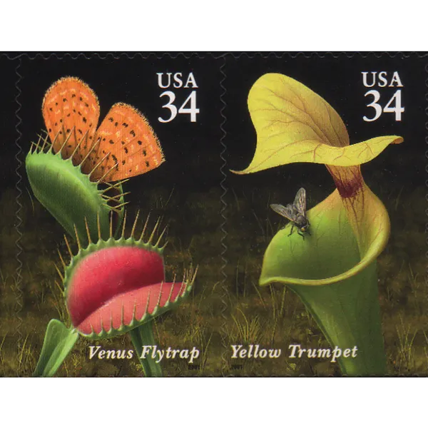 Carnivorous Plant Stamps - United States