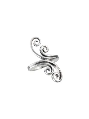 Clashing Waves Statement Ring