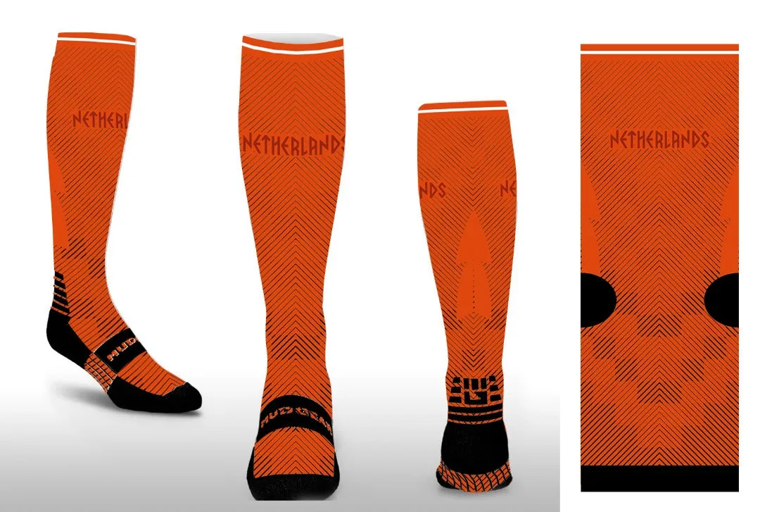 CLEARANCE ITEM - MudGear Custom Netherlands Tall Compression Socks (1 Pair)