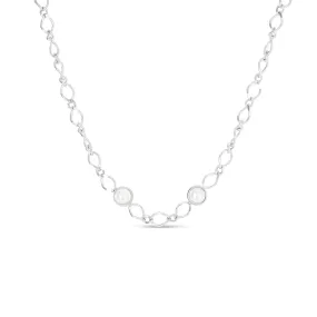 Cora Pearl Pendant Necklace - Silver