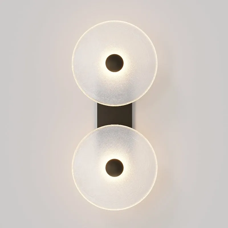 Coral Duo Glass Wall Light