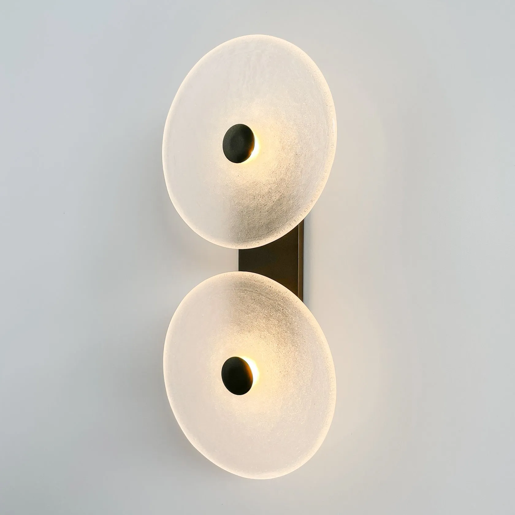 Coral Duo Glass Wall Light