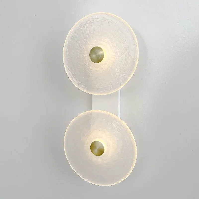 Coral Duo Glass Wall Light