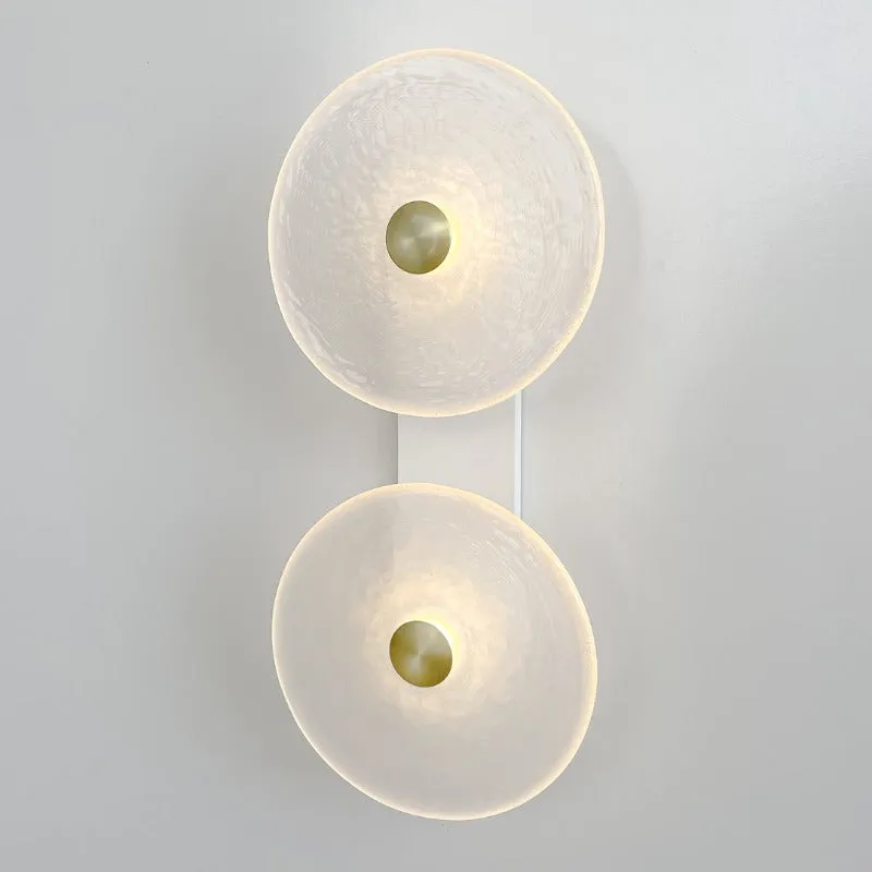 Coral Duo Glass Wall Light