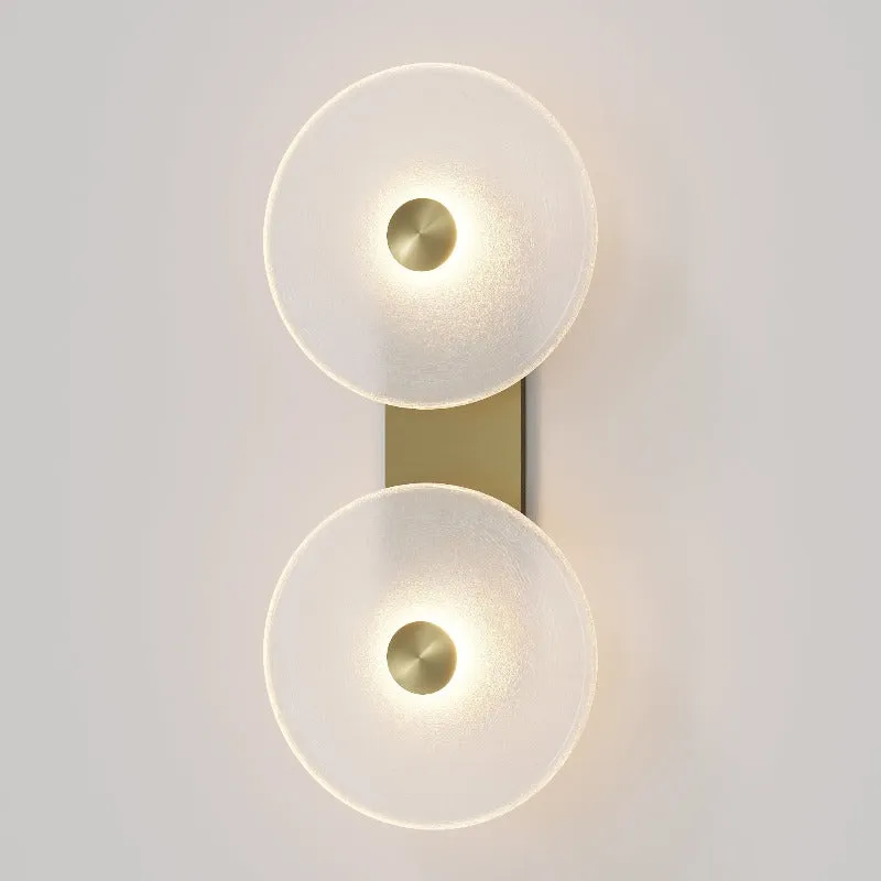 Coral Duo Glass Wall Light