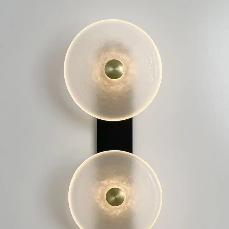 Coral Duo Glass Wall Light