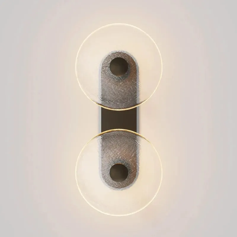 Coral Duo Glass Wall Light