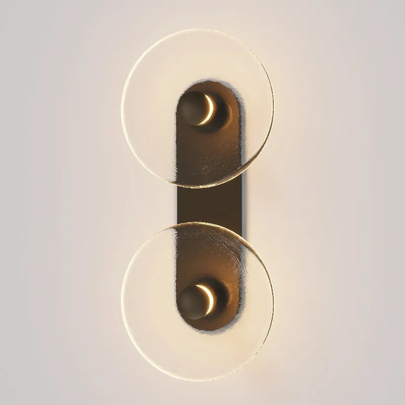 Coral Duo Glass Wall Light