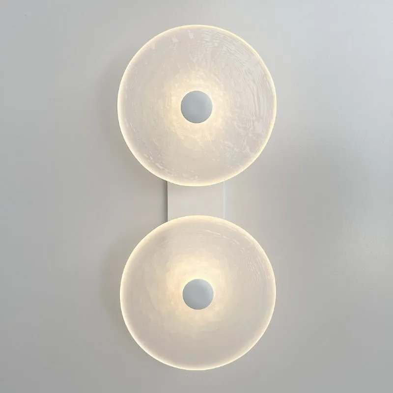 Coral Duo Glass Wall Light