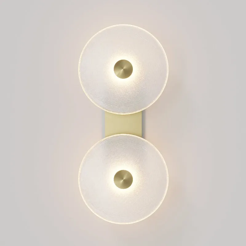 Coral Duo Glass Wall Light