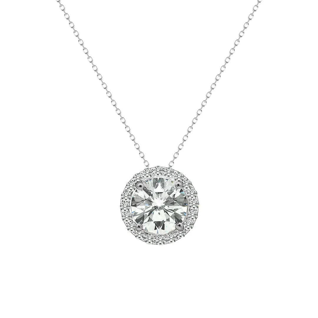 Cory Necklace 0.38ct 18K White Gold