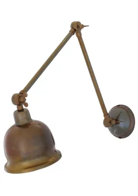 Dale Vintage Adjustable Brass Picture Light