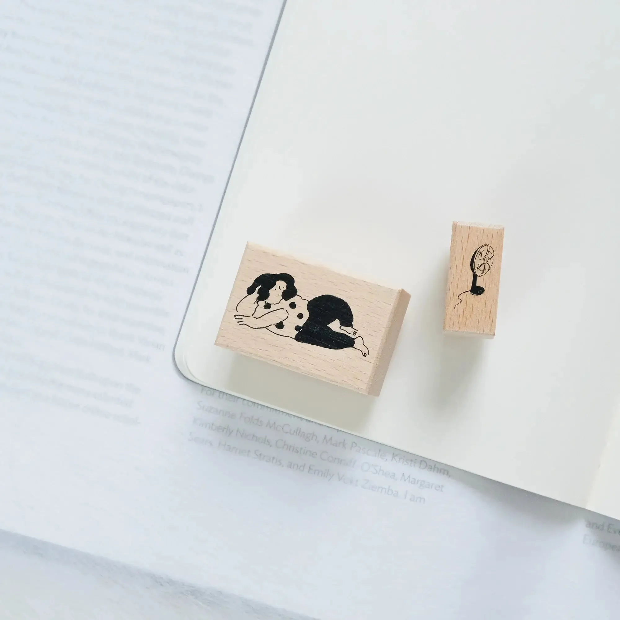 dodolulu Rubber Stamp Set: Do-nothing Girls