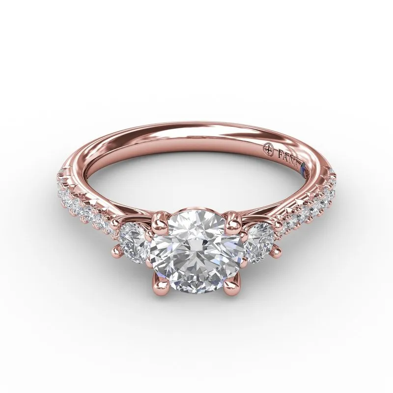 Fana Classic Three Stone Engagement Ring S3147