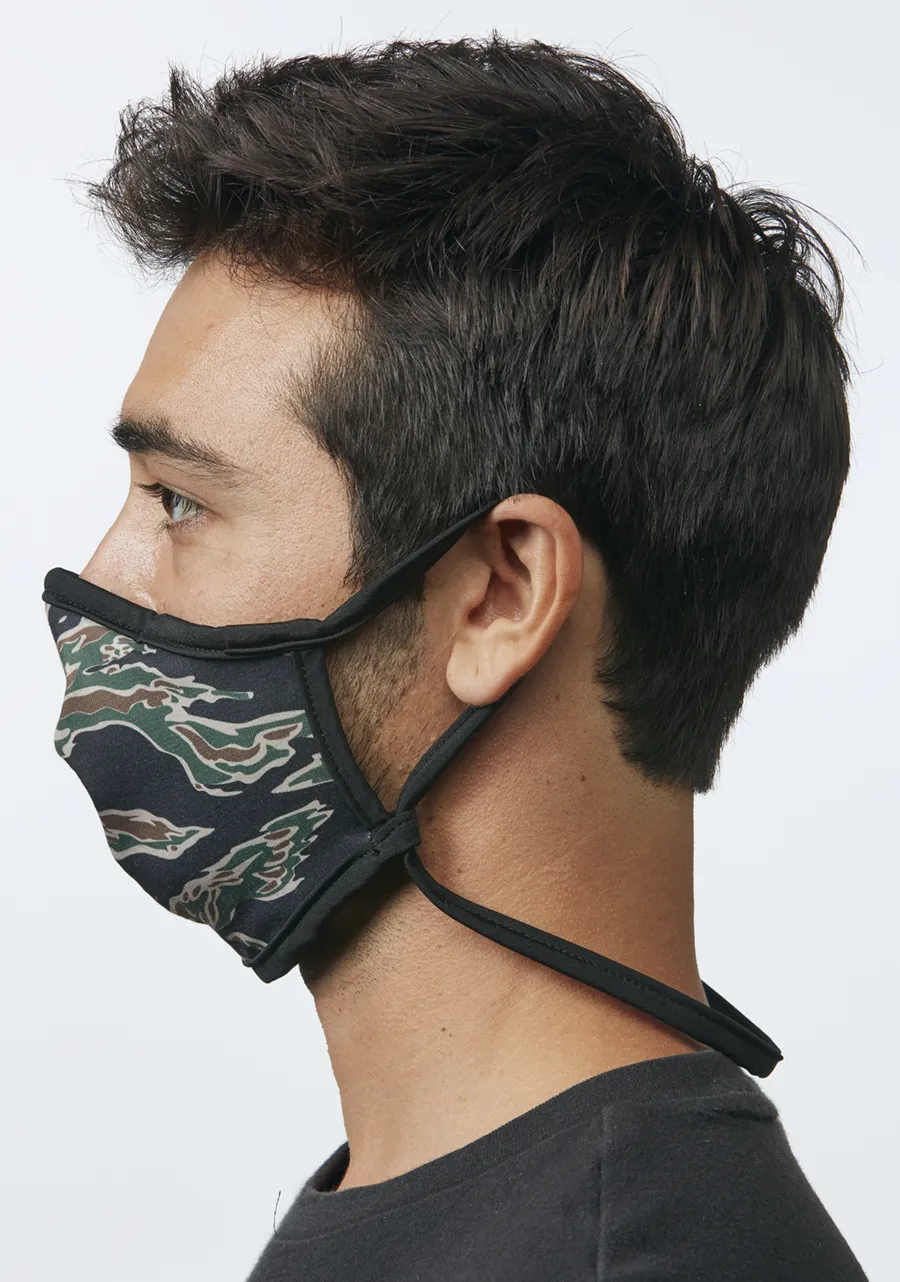 Flipside Face Mask - Tiger Camo