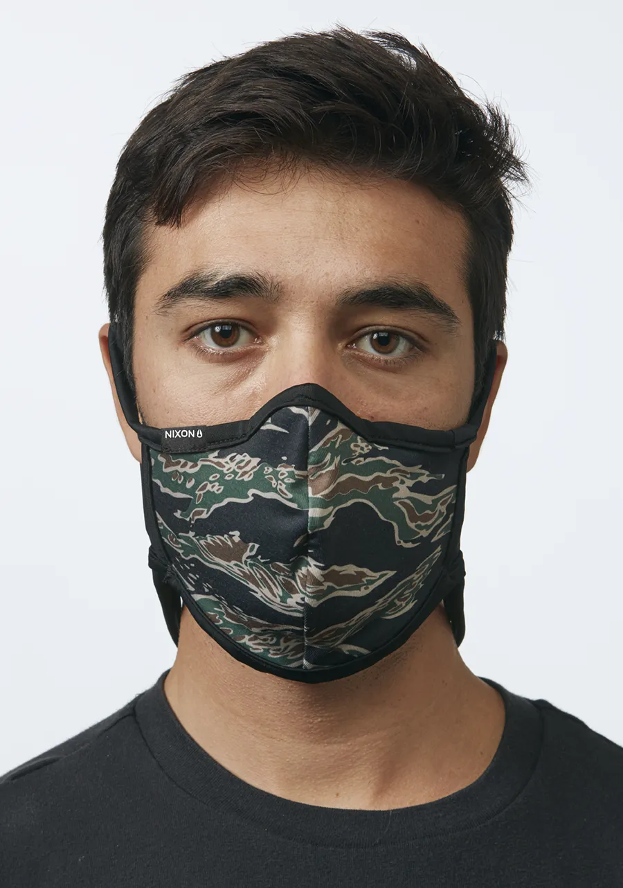 Flipside Face Mask - Tiger Camo