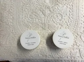 Gift Set Apricot Scrub and Lavender Cucumber facial cream